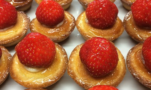 Tartelettes aux fruit fraise Pâtisseries à Vichy. L'atelier de Delphine