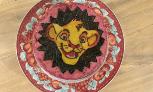 Gâteau d'anniversaire Roi Lion Simba Pâtisseries à Vichy. L'atelier de Delphine
